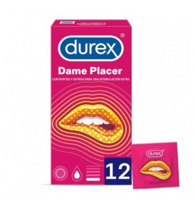 DUREX DAME PLACER PRESERVATIVOS 12 U