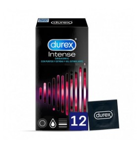 DUREX INTENSE ORGASMIC PRESERVATIVOS 12 PRESER