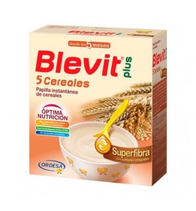 BLEVIT PLUS SUPERFIBRA PAPILLA 5 CEREALES 600 G