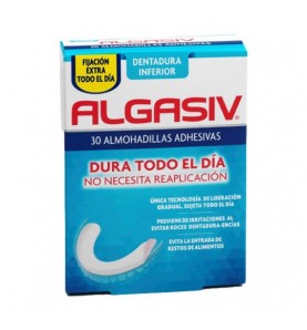 ALGASIV ALMOHADILLAS ADHESIVAS PROTESIS 30 U INF