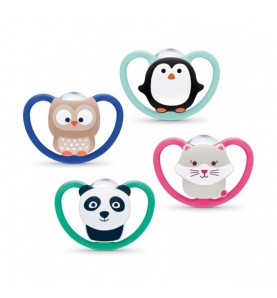 CHUPETE SILICONA NUK SPACE 18 - 36 MESES 1 UNIDA