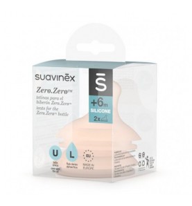 TETINA SILICONA ANTICOLICO SUAVINEX FLUJO L