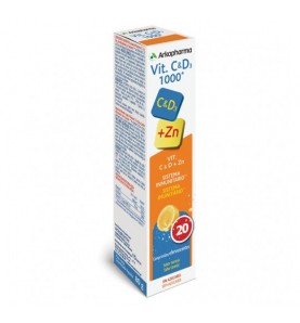 ARKOPHARMA VITAMINA C Y D3 1000 20 COMPRIMIDOS E