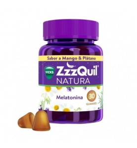 ZZZQUIL NATURA 30 GUMMIES SABOR MANGO & PLATANO