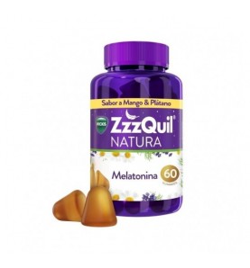 ZZZQUIL NATURA 60 GUMMIES SABOR MANGO & PLATANO