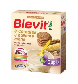 BLEVIT PLUS 8 CEREALES Y GALLETAS DUPLO 600 G