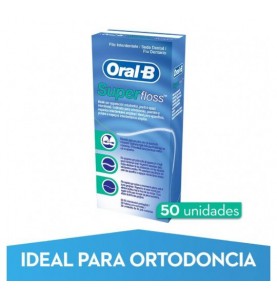 ORAL-B SUPERFLOSS SEDA DENTAL 50 U