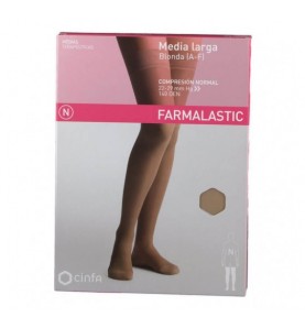 MEDIA LARGA (A-F) COMP NORMAL FARMALASTIC BLONDA
