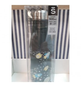 BOTELLA TERMO PARA LIQUIDOS DE ACERO INOXIDABLE