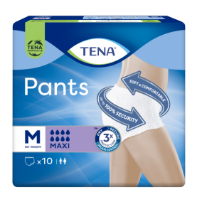 ABSORB INC ORINA TENA PANTS MAXI T- MED 10 U