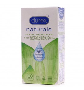 DUREX NATURALS PRESERVATIVOS 10 UNIDADES