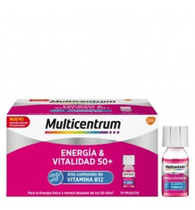 MULTICENTRUM ENERGIA & VITALIDAD 50+ 15 FRASCOS