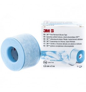 ESPARADRAPO HIPOALERGICO SILICONA 3M ROLLO 5 M X