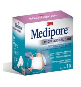 ESPARADRAPO HIPOALERGICO MEDIPORE 10 M X  5 CM