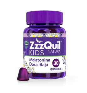 ZZZQUIL NATURA KIDS 30 GUMMIES SABOR FRUTOS DEL