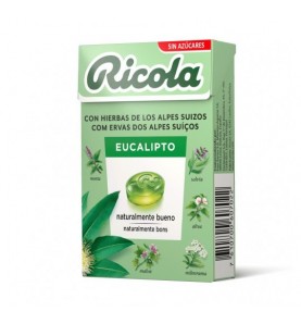 RICOLA  SIN AZUCAR EUCALIPTUS  PACK 50 G