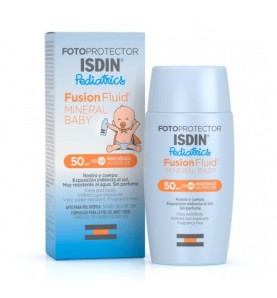 FOTOPROTECTOR ISDIN SPF-50+ FUSION FLUID MINERAL PEDIATRICS BABY 50 ML